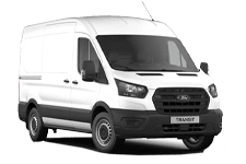 Car Hire Merthyr Tydfil - White Ford Transit SWB - Van hire Merthyr tydfil